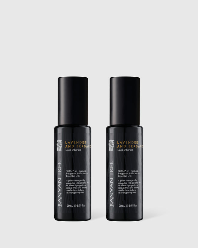 Lavender and Bergamot Sleep Enhancer 90ml Set of 2