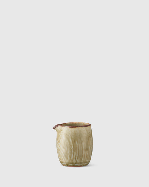 Ceramic Milk Jug - Celadon Green 6x8cm