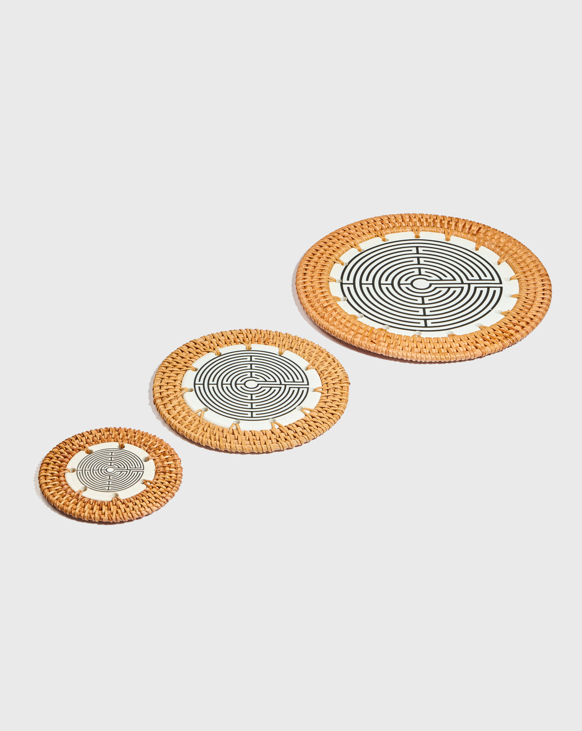 Travis Rattan Ceramic Rattan Trivet – Banyan Tree Essentials