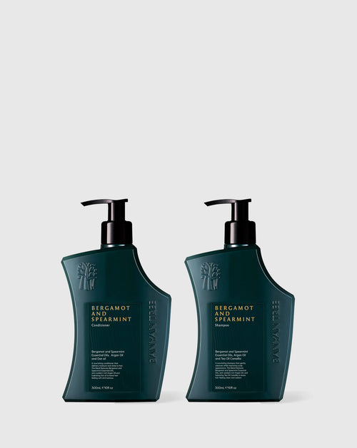 Bergamot and Spearmint Revitalising Hair Duo
