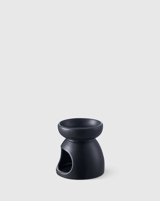 Black Ceramic Oil Burner - Mini