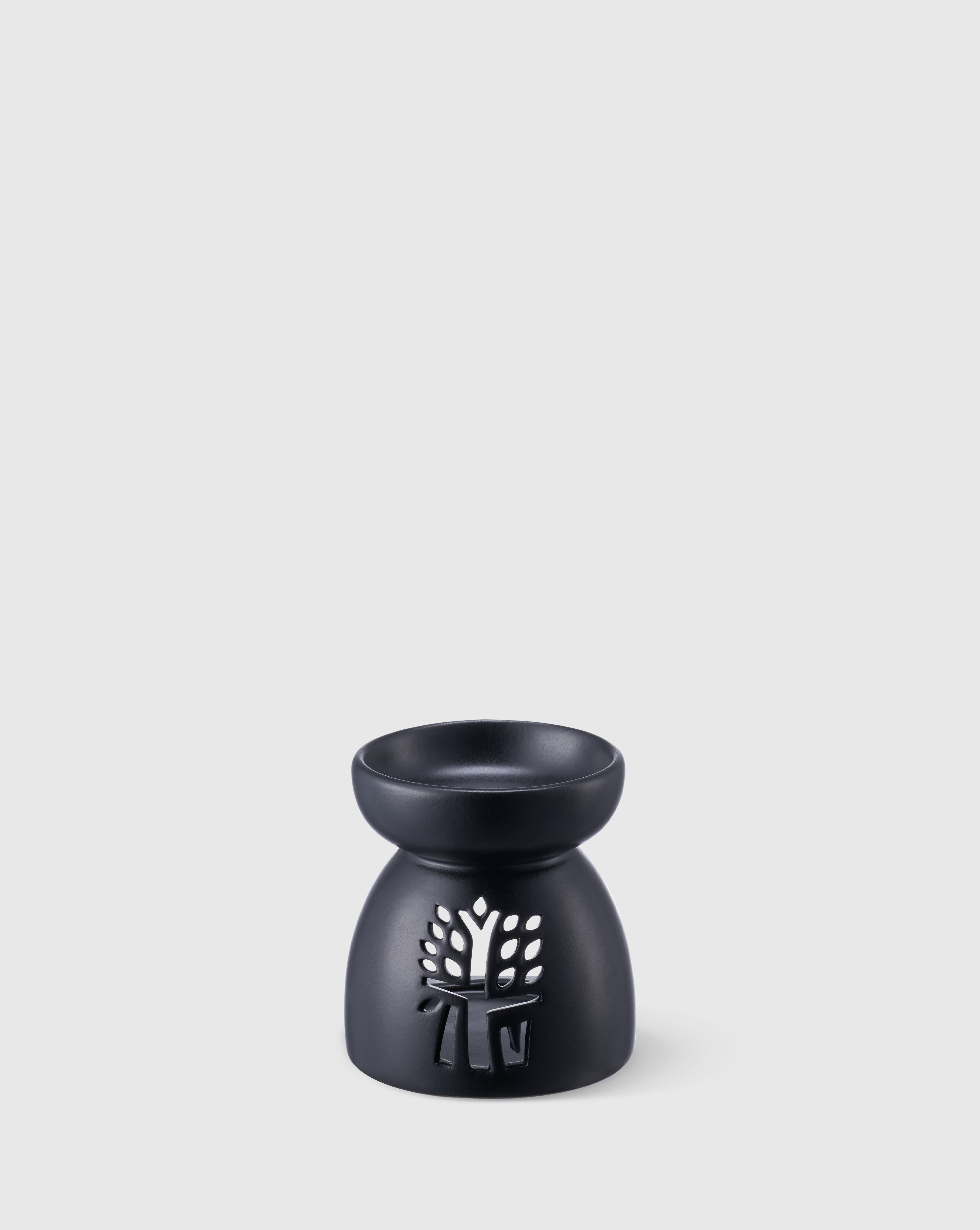 Black Ceramic Oil Burner - Mini | Banyan Tree Essentials