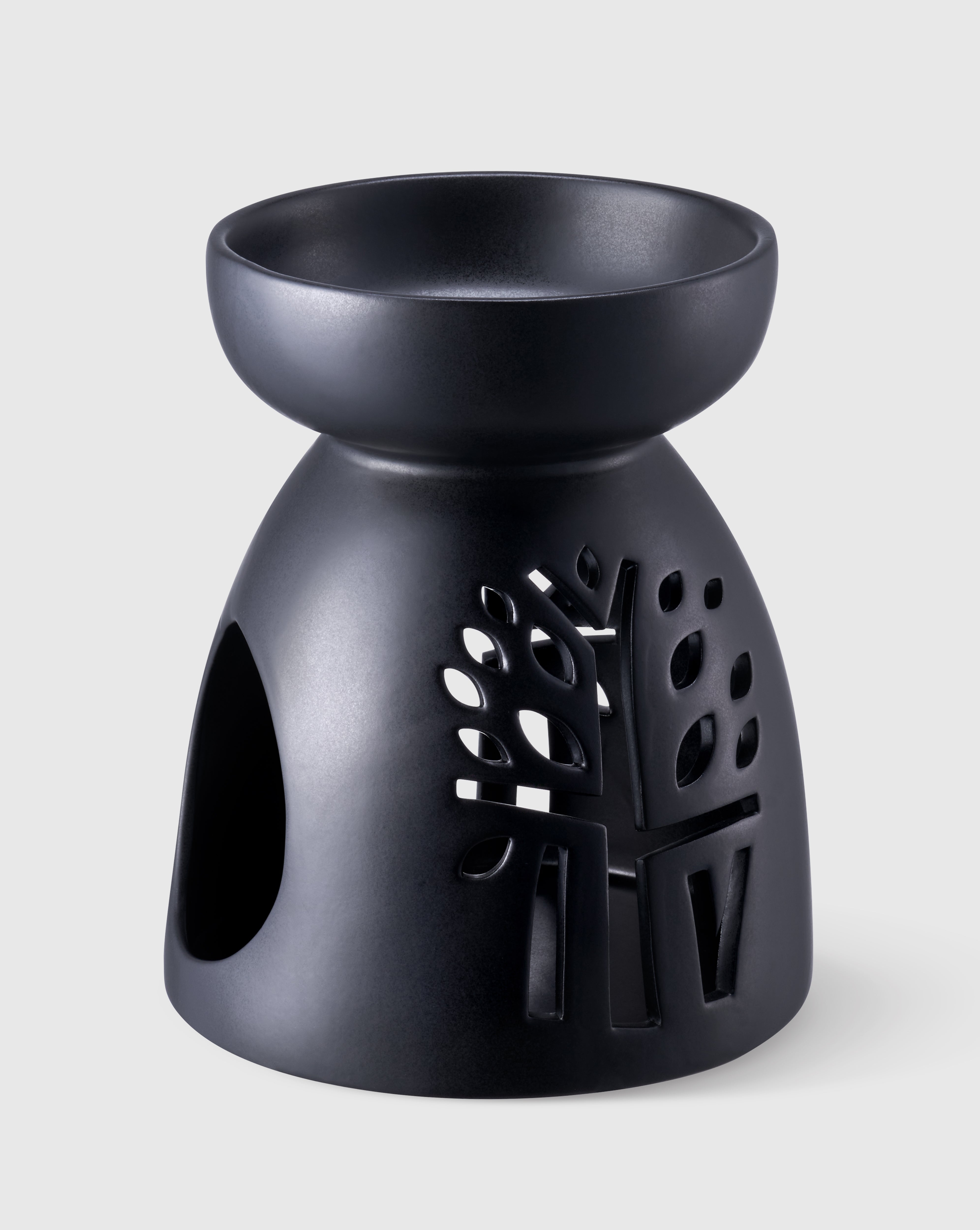 Black Ceramic Oil Burner - Large | Banyan Tree Essentials