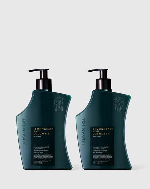 Lemongrass and Cucumber Body Hydration Duo