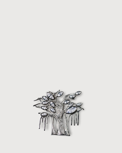Banyan Tree Silver Brooch