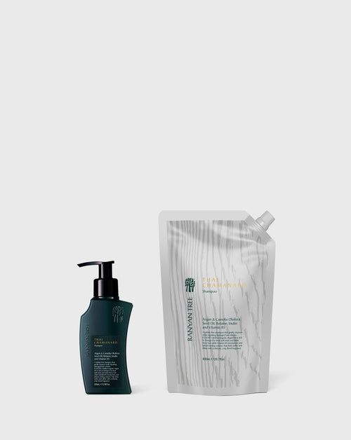 Thai Chamanard Shampoo + Refill Pack (800 ml)