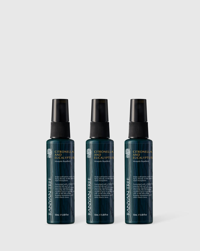 Citronella and Eucalyptus Mosquito Repellent Set of 3