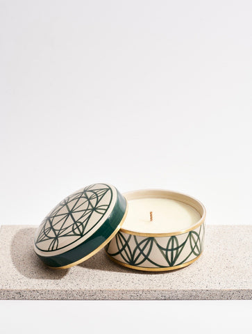 Ceramic Incense Holder - Green