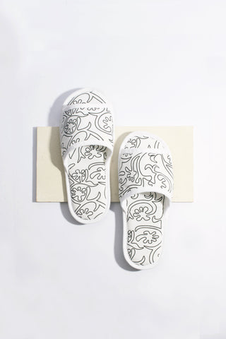 Seaweed-Inspired Cotton Slippers - For Him